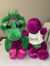 Vintage Lyons Group Barney  Friends Plush Baby Bop 1992 Lot of 2 Stuffed Animal