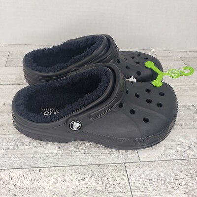 Crocs Unisex-Adult Ralen Lined Clogs Fuzzy Slippers Women