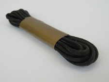 NEW GUCCI LACE UP SHOE BLACK WAXED ROUND REPLACEMENT SPARE LACES 1