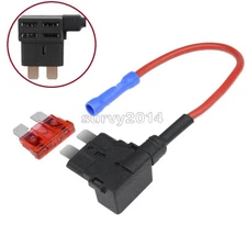 12V Car Add-a-circuit Fuse TAP Adapter Standard ATM APM Auto Blade Fuse Holder