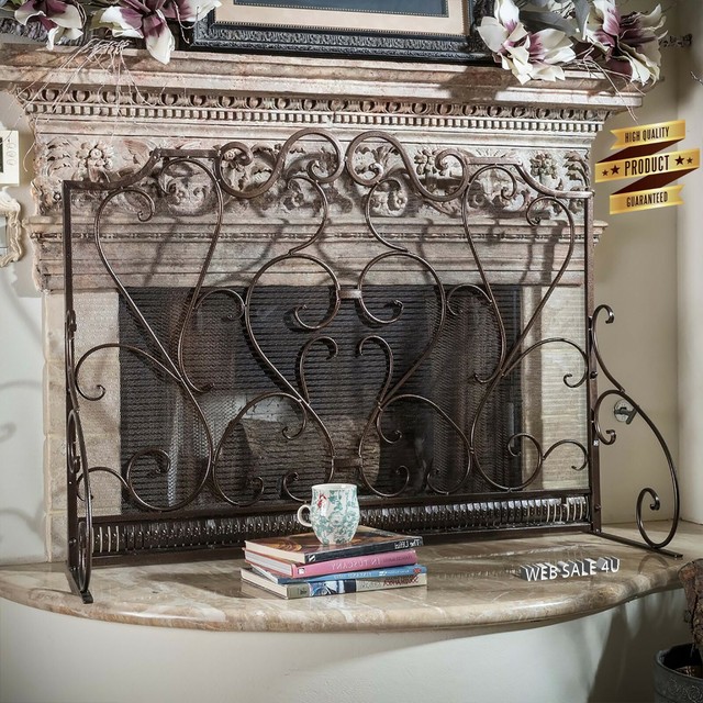 Uttermost Kora Metal Fireplace Screen 20467 For Sale Online Ebay