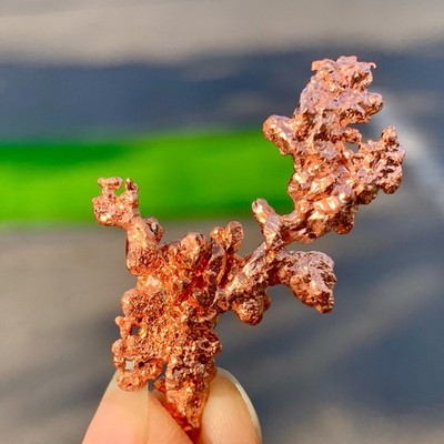 6G Rare!! iridescent Native Copper crystal mineral specimen