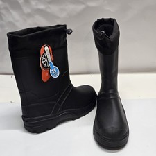 Wonder Nation Kids Snow Boots Size 2 Black Waterproof Slip Resistant Toddler New
