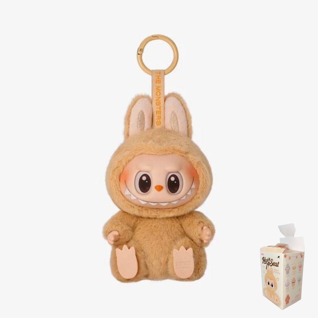 POP MART Labubu V2 Have A Seat The Monsters BABA Plush Keychain