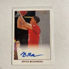 Bryce Mcgowens 2022 Leaf #BA-BM1 Rookie Auto