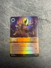 Disney Lorcana Goofy Ghost Hunter Foil Epic Whispers In The Well NM