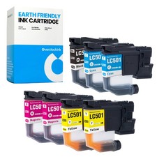 7PK OSI Compatible LC501 Ink Cartridges fits Brother MFC-J1260DW J1360DW J1410DW