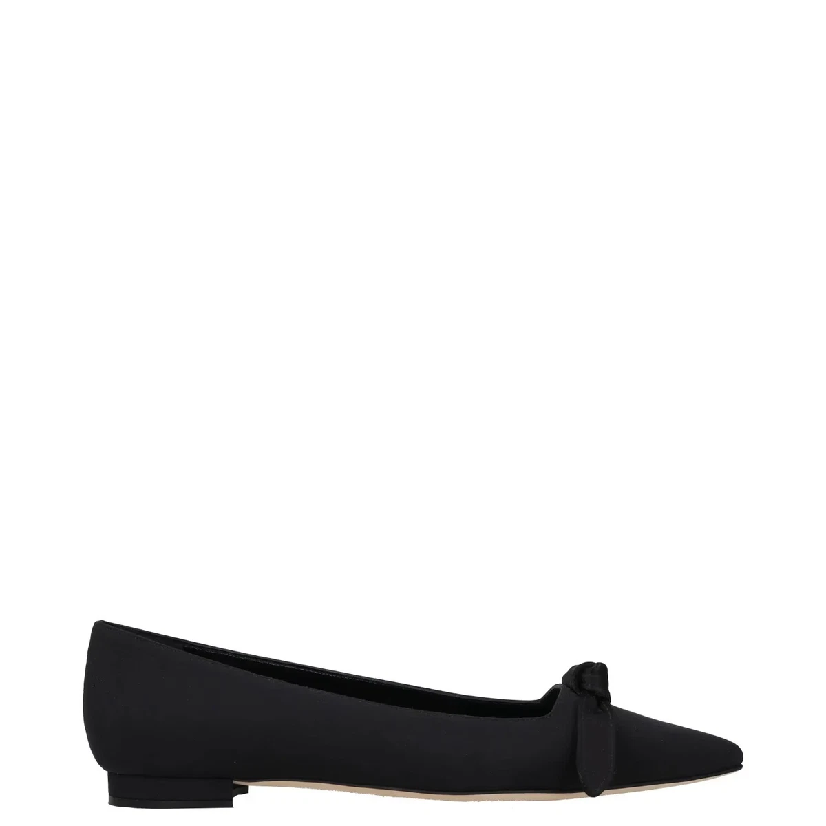 Escarpins Manolo Blahnik - Noir Daim, Bride Et Nœud - Taille 40.5/41 - Neuf Sans Boîte