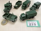 MATCHBOX LESNEY LOT OF SIX MILITARY MODELS INC AUSTIN MK 2 RADIO TRUCK--Y306