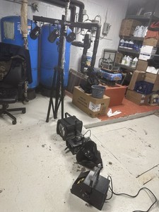 Chauvet 4Play, Revo 4, Trident LED DJ Lighting Kit w/ Bubble & Snow Machines