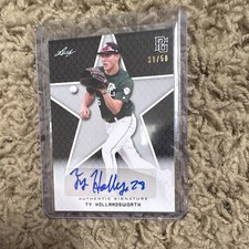 Leaf 2020 PG National Showcase Ty Hollandsworth RC Auto #BA-TH4 /50