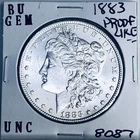 1883 BU GEM MORGAN SILVER DOLLAR UNC MS+++ U.S. MINT RARE COIN 8087