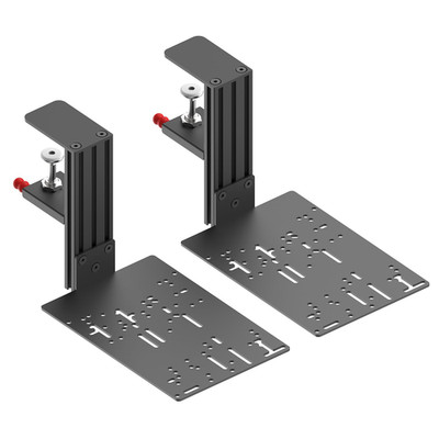 2 Sets of HOTAS Desk Mounts for Flight Sim Game Joysticks, Throttles Compatible 