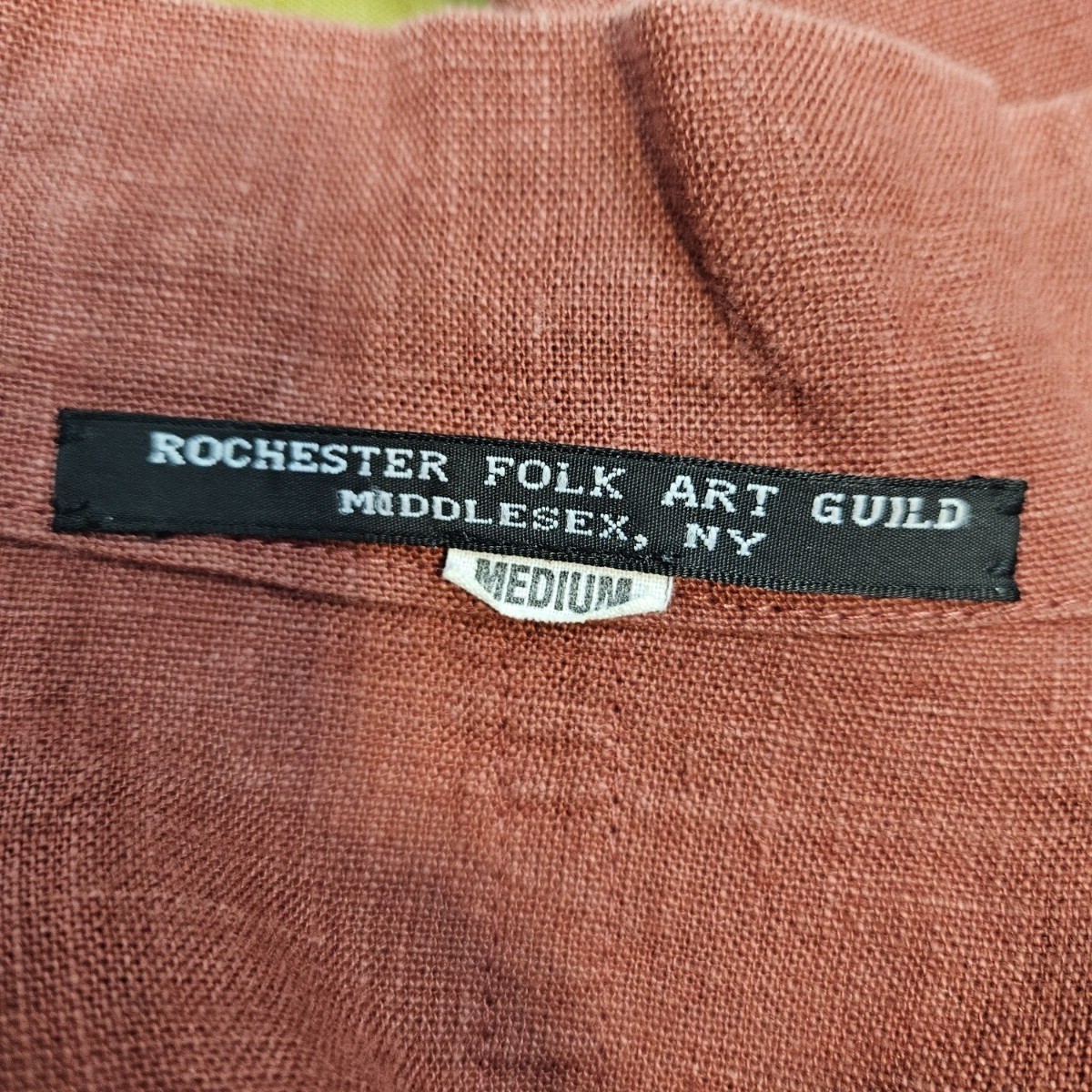 Rochester Folk Art Guild Rust Patchwork Kimono Ja… - image 9