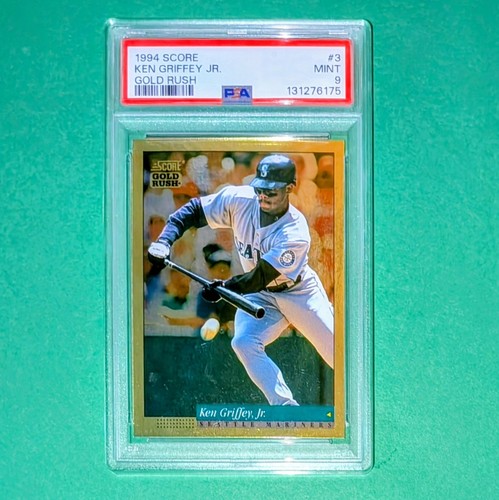 1994 SCORE KEN GRIFFEY JR PSA 9 GOLD RUSH PARALLEL SP INSERT ONLY 10 PSA 10 s
