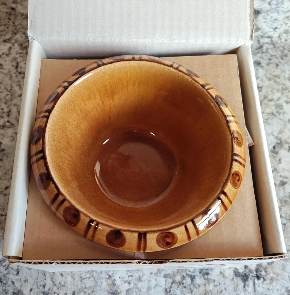 Spring Toblerone Fondue Set Ceramic Bowl Metal Stand 365.6 Made Switzerland - Image 3 of 4