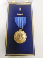 Named US Department Of Army Meritorious Civilian Service Medal J. E. Hartman...