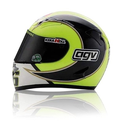 Valentino Rossi VR46 1:5 Scale Moto GP Mini Helmet Season 2007