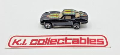 Vintage 1979 Hot Wheels Hi Rakers Black '63 Chevrolet Corvette Stingray F137