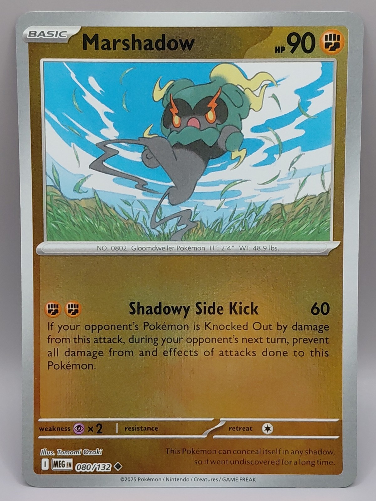 Marshadow 080/132 Me01: Mega Evolution Reverse Holo