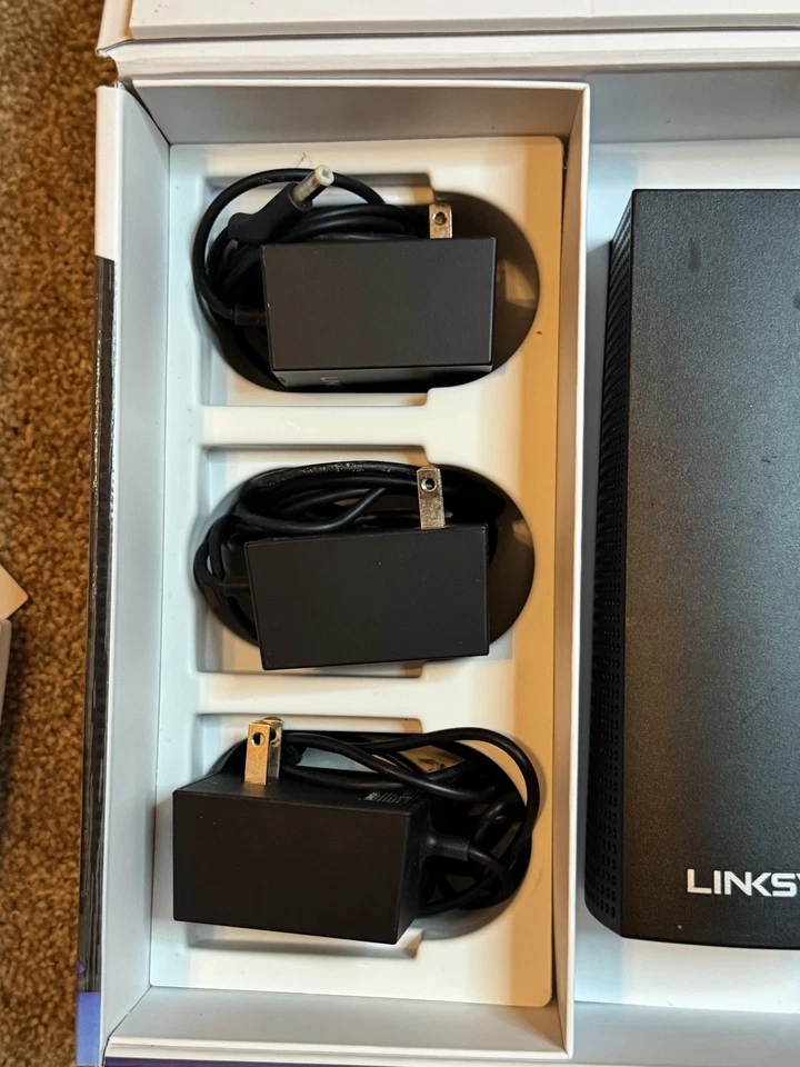 Linksys Velop AC6600 Tri-Band Whole Home Wi-Fi System (3-Pack) WHW0303B BLACK - Image 3 of 3