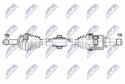 NTY NPW-TY-098 Antriebswelle vorne rechts für TOYOTA