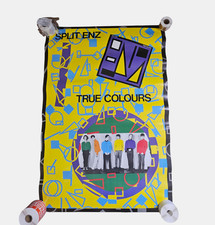 Split Enz True Colours Promo Poster 24" x 36" A&M Records 1980 Rock Pop