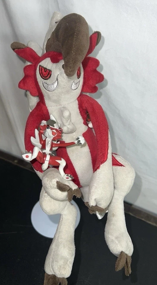 Tomy Lycanroc Midnight Form Pokemon Moncolle Ex Figure & Official Japan Plush - Image 4 of 4