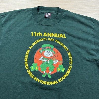 Vintage 90s Leprechaun Irish St Patrick s Day Basketball Best T Shirt XL 1993