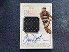 2014-15 Panini Nat Treasures Clifford Robinson #4/49 Auto and Game Worn Material