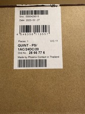Phoenix Contact QUINT-PS Power Supply Unit 1AC/24DC/20V 2866776