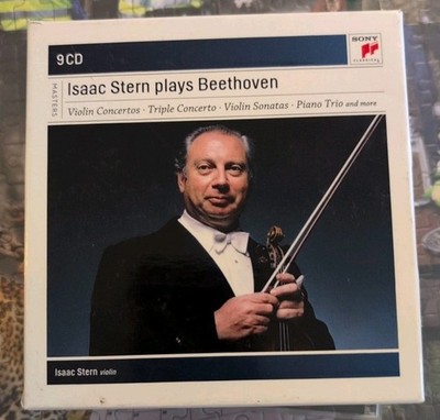 BEETHOVEN - Isaac Stern plays Beethoven 9 x CD Exc Cond! Sony