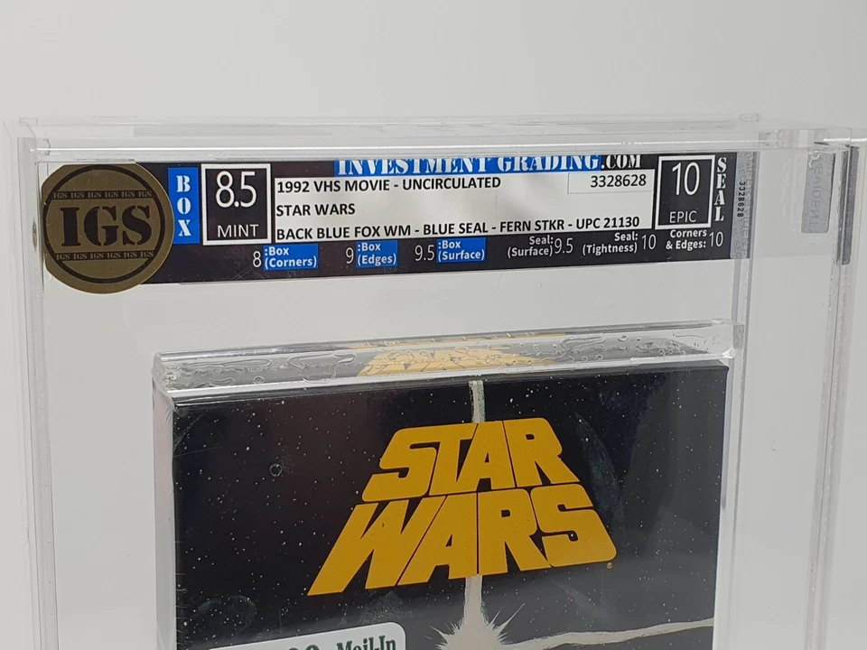 Star Wars - A New Hope VHS Kassette Neu sealed - IGS 8.5 / 10 (No CGC,VGA, BGS) - Bild 3 von 4