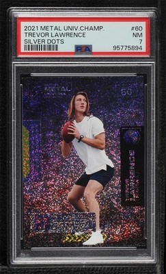 2021 Skybox Metal Universe Champions Silver Dots Trevor Lawrence Rookie RC 0e2x