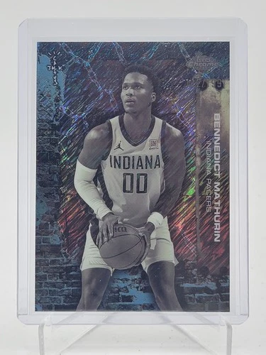 BENNEDICT MATHURIN 2025-26 TOPPS CHROME CACTUS JACK AQUA SHIMMER /199 Q5547