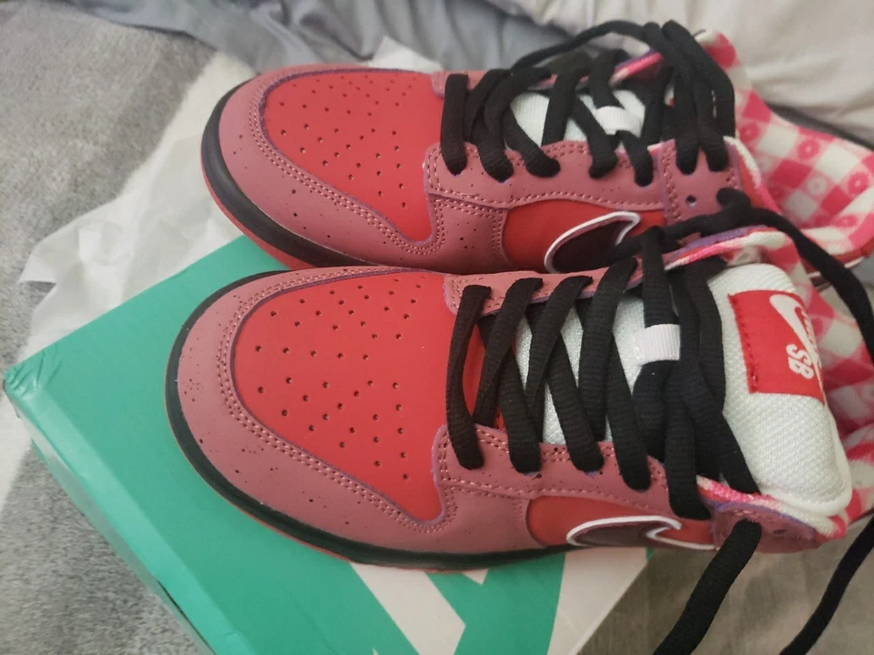 nike sb Dunk Low Mujer Talla 7.5, Niños 6y Deportes Rojo Foto 4 de 4