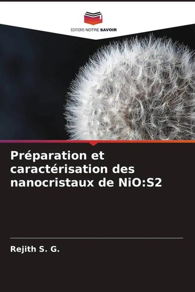 Rejith S. G. | PréParation Et CaractéRisation Des Nanocristaux De Nio:S2 | Buch-image