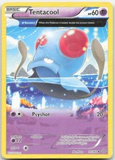 Tentacool 71/160 Uncommon Primal Clash Pokemon Moderately Played
