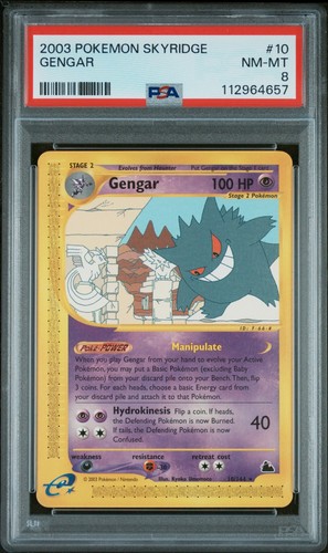 Gengar graded PSA 8 for sale on eBay