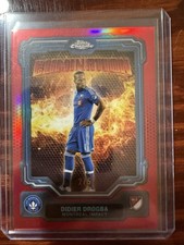 2025 Topps Didier Drogba Elimination Red Refractor 2/5 + Didier Drogba patch /25