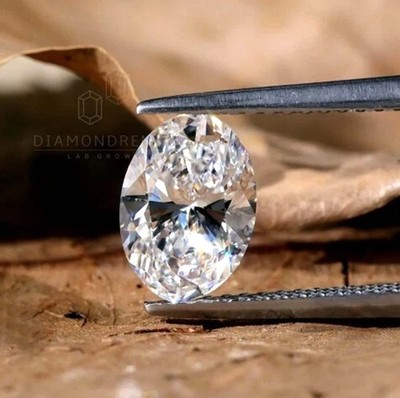 IGL Certified 2.8 Ct Oval Cut Lab Grown Diamond D Color VVS1 CVD Loose Gems 5OSN