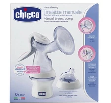 Chicco Nursing NaturalFeeling Baby 150ml Manual Breast Pump Cup w/ Teat 0m+