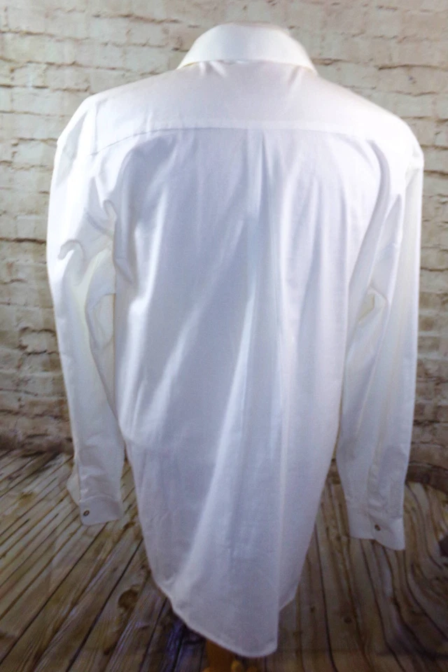 Camisa Kunzel Talla 43 Para Hombre Tirolesa Hofbrauhaus Oktoberfest LS Blanco Lino Foto 3 de 4