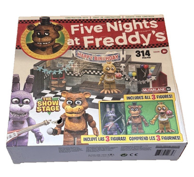 Five Nights at Freddy's The Show Stage by McFarlane Toys Happy Birthday Set