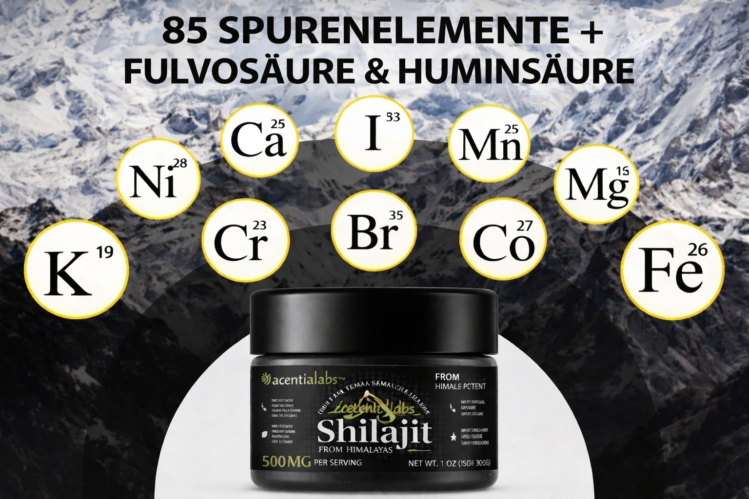 Shilajit Original Himalaya , 60g Shilajit Resin Pures Himalaya Shilajit mit F 5
