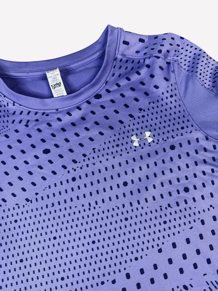 Under Armour Women’s Purple ColdGear Long Sleeve Active Top Thumb Holes XSmall - Image 3 of 4