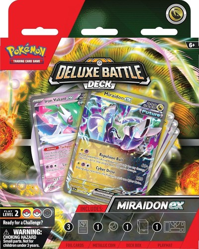 Pokémon Miraidon ex Deluxe Battle Deck ⚡ NEW & FACTORY SEALED Starter Friendly