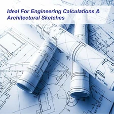 (2) 17" x 150' 20#, 92 Bright, 2" Core CAD Engineering Inkjet Bond Plotter Rolls