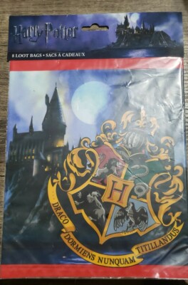 Harry Potter 8 count birthday party loot bags 