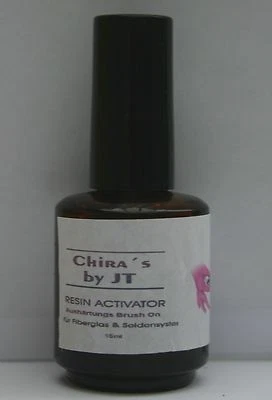 CHIRA´S BY JT Resin Brush On Aushärtungs Activator 15ml Top Markenware neu Weltmeisterqualität